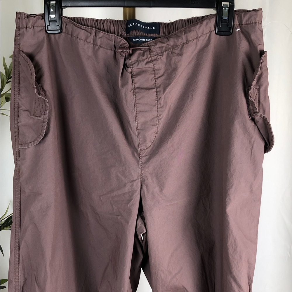 Aeropostale Relaxed Fit Parachute Pants in Mauve Sz S (B2) - Picture 3 of 11